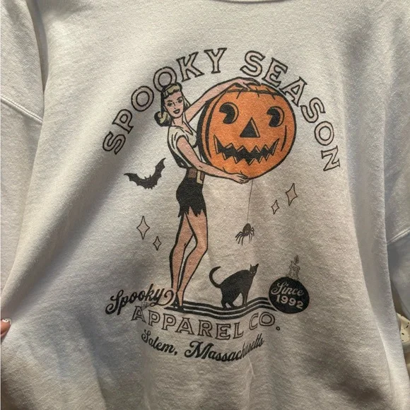 Retro Style Halloween Sweatshirt - Picture 3 of 3